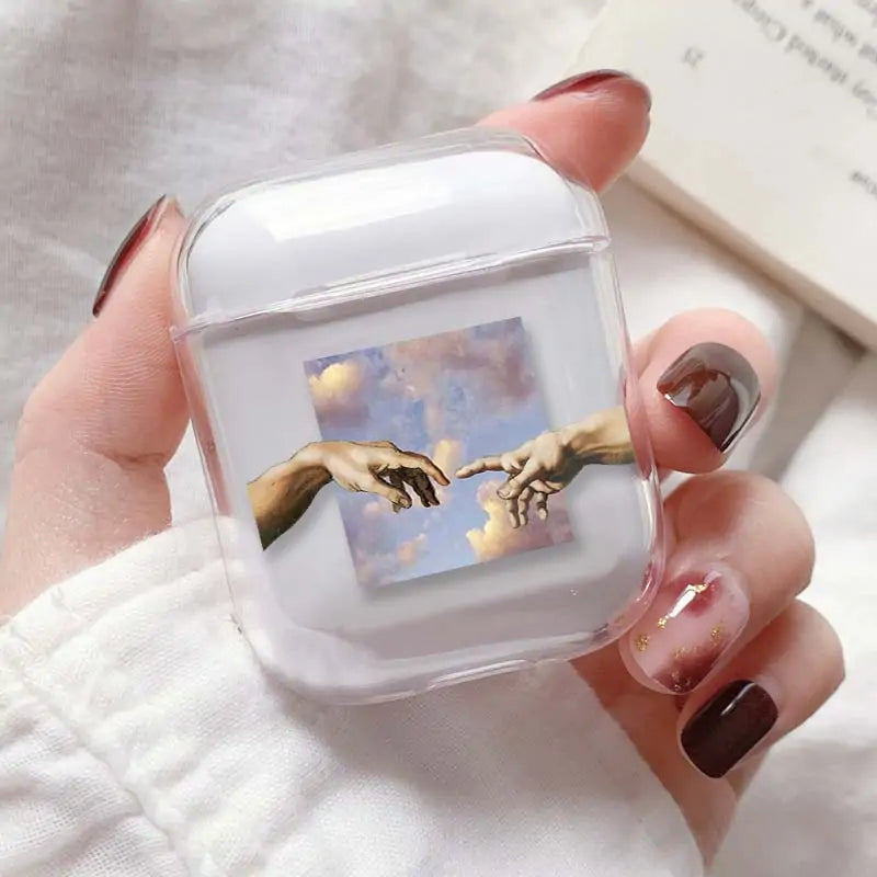 Clear Case For Airpods Art Transparent Case