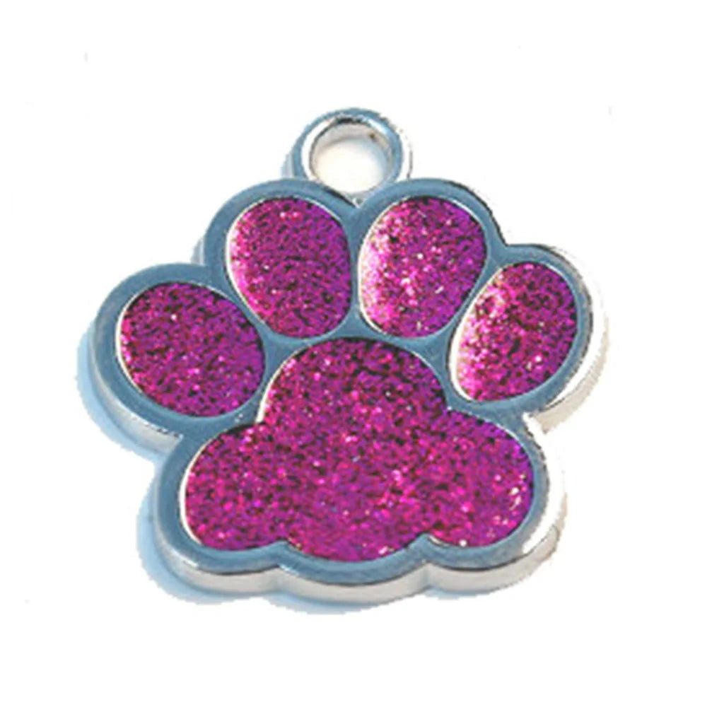 Mini Shine Paw Pet ID Tags