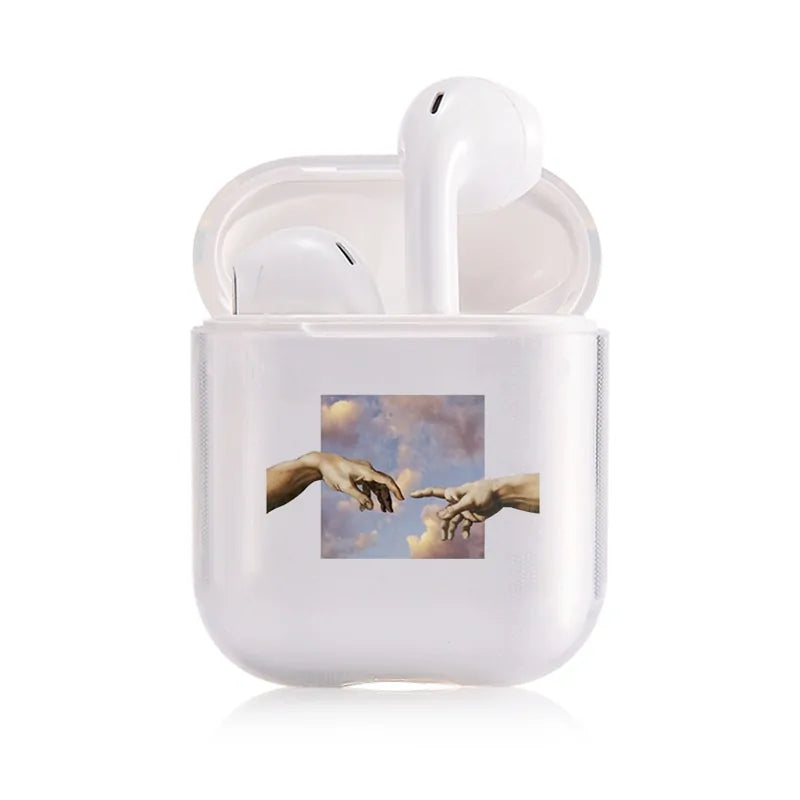 Clear Case For Airpods Art Transparent Case