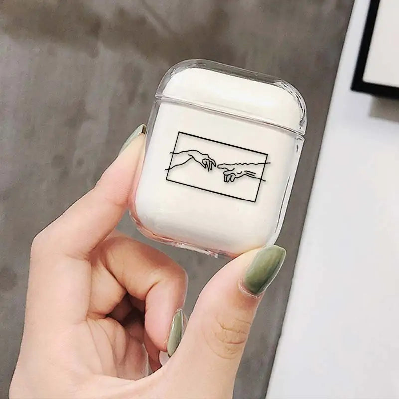 Clear Case For Airpods Art Transparent Case