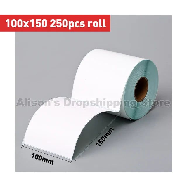 Thermal Label Paper Stand Sticker Rolls