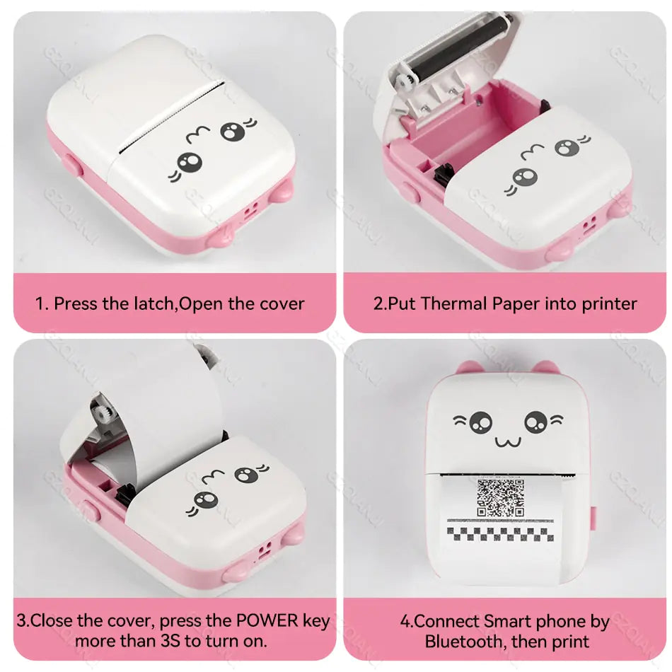 58mm Mini Label Printer Smart Pocket