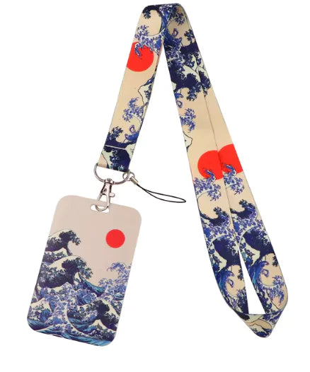 Whimsy Art: Fun & Artistic Lanyard for Keys and ID Badge Holder