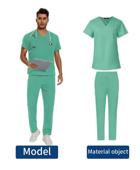 Men's V-Neck Medical Uniform