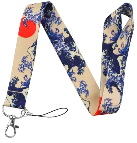 Whimsy Art: Fun & Artistic Lanyard for Keys and ID Badge Holder